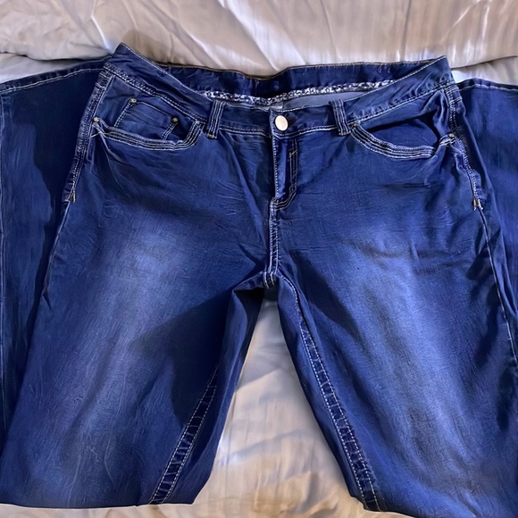 Red camel jeans size 15/33 used - Picture 1 of 5